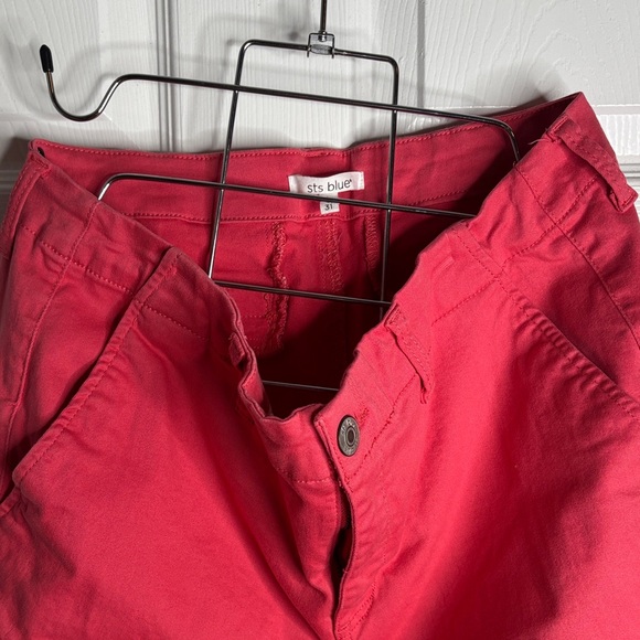 STS Blue Pants - STS Blue Vibrant Red Trousers